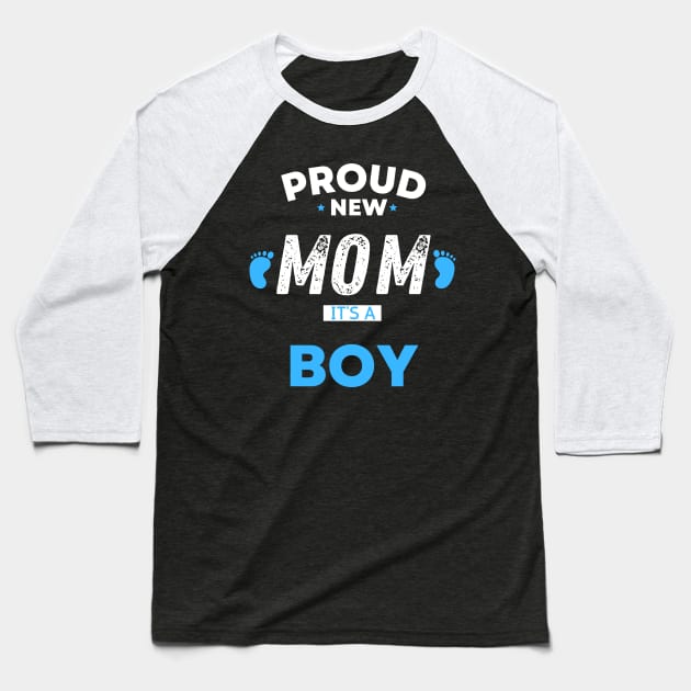 proud new mom its a boy shirt "  Its A Boy Pregnancy  " Neowestvale, little one,newborn Baseball T-Shirt by Maroon55